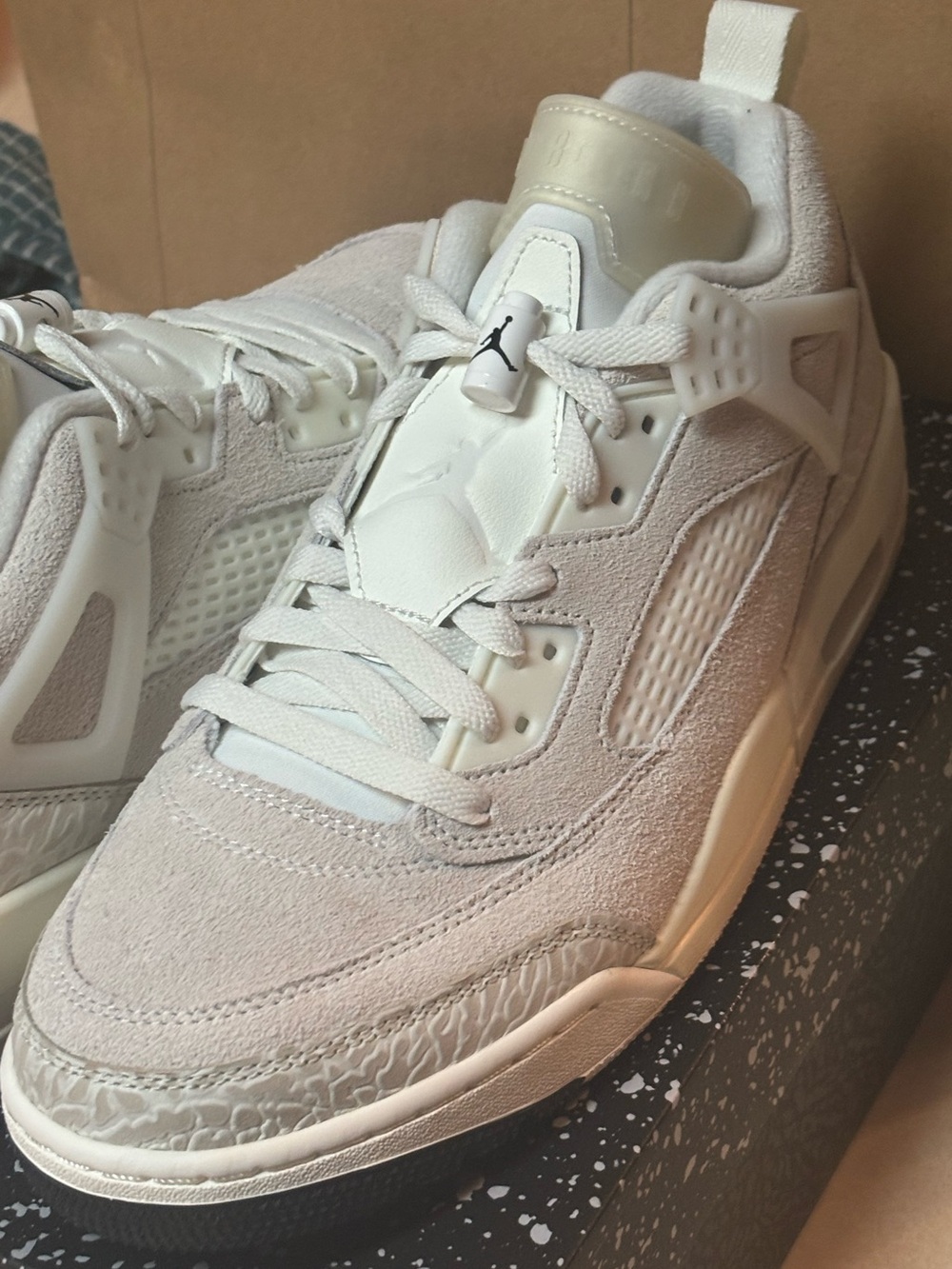 Brand new Men’s Jordan Spizike Low sail, Sz. 10.5
